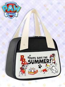 Paw Patrol Paw Patrol Themed Trapezoidal Insulated Bag, Thickened Aluminum Foil Lunch Box, Hand-Held Ice Pack, Office Worker Lunch Box, Pre-Opening Meal Pack, Thanksgiving, Christmas, Birthday Party Decoration Items, Small Gifts For Relatives And Friends At Parties And Gatherings Home Decor Christmas Decorations Room Decor