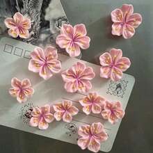 12pcs Pink Sakura Refrigerator Magnets, Cute Decorative Magnets, Office Stickers, Fridge Magnets Suitable For Office Whiteboards, Storage Cabinets, Dishwashers, Kitchen Decor, Home Decor, Valentine's Day Gift Gifts Birthday Graduation - Nhiều màu - Xem 6