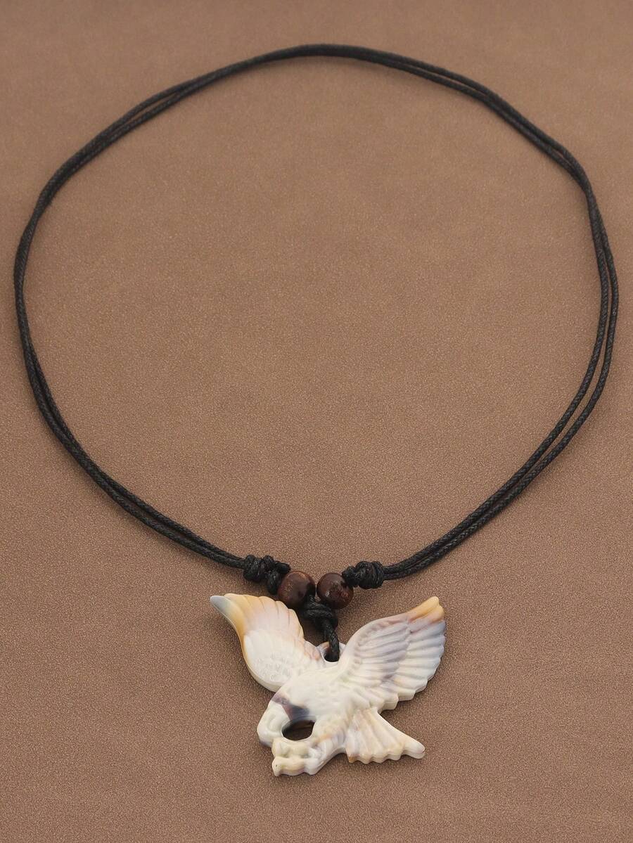 1 pieza Collar con colgante de águila de moda, ajustable, adecuado para uso diario de mujeres