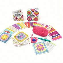 50 Kinds Of DIY Crochet Kits - Granny Square Blanket, Crochet Pattern Instructions For Shawls - Handmade Fun Project Hobbies, Best Choice For Festival Gifts On Valentine's Day And Christmas. - 1 bộ/50 kiểu - Xem 6