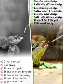 Feeding Tongs Stainless Steel Feeding Clamps Stainless Steel Small Feeding Tongs For Reptiles/Lizards/Spider - Pet Interaction Tool For Aquarium & Craft Use