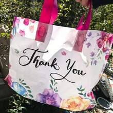 50 pièces Sacs cadeaux haut de gamme - Sacs multifonctionnels pour le shopping et les faveurs de fête pour les mariages, les anniversaires et plus - Sacs en plastique pour les petites entreprises et les événements