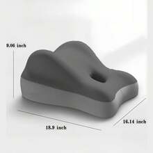 [Christmas Season]Discreet Wedge Pillow For Couples - Memory Foam Seat Cushion, Couples Butt Cushion For Pregnant Women For Sitting And Lying - 灰色雙拼 - 查看 6