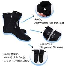 Neoprene Socks Diving Scuba Socks Wetsuit Fin Booties For Men Women 3MM Surfing Sock Thermal Flexible Anti Slip For Swimming