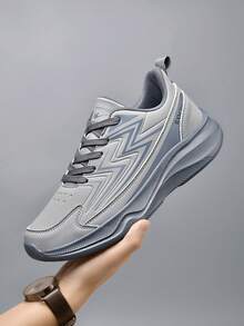 STARNOVO Men's Autumn/Winter New Leather Outdoor Running Shoes, Wind & Water Resistant, Lightweight, Non-Slip Durable Sole, Comfortable Lining, Suitable For Outdoor Running And Daily Commute