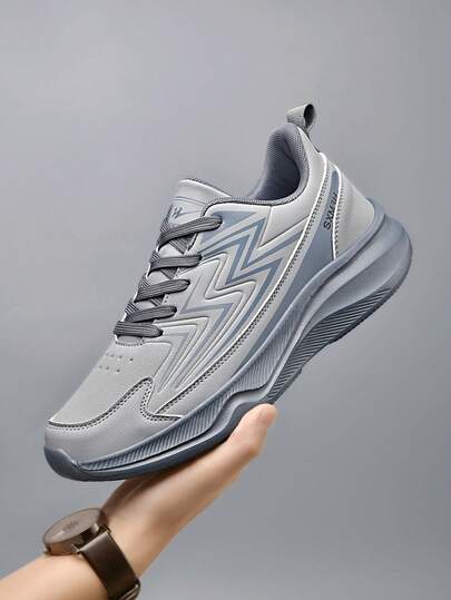 STARNOVO Men's Autumn/Winter New Leather Outdoor Running Shoes, Wind & Water Resistant, Lightweight, Non-Slip Durable Sole, Comfortable Lining, Suitable For Outdoor Running And Daily Commute