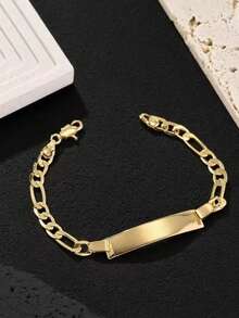 1pc Fashionable High-End Classic Smooth Sequin Bracelet, Suitable For Women's Daily Wear & Excellent Choice As Wedding Gift For Friends, Couples Bracelet