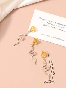 5pcs Gold Snake Rhinestone Dreadlock Beads Hair Rings, Bohemian Style Hair Accessories For Women, Claw Clips, Hair Slide, Hair Barrettes, Looks Of Party