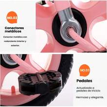 Kids Balance Bikes - Red - View 4