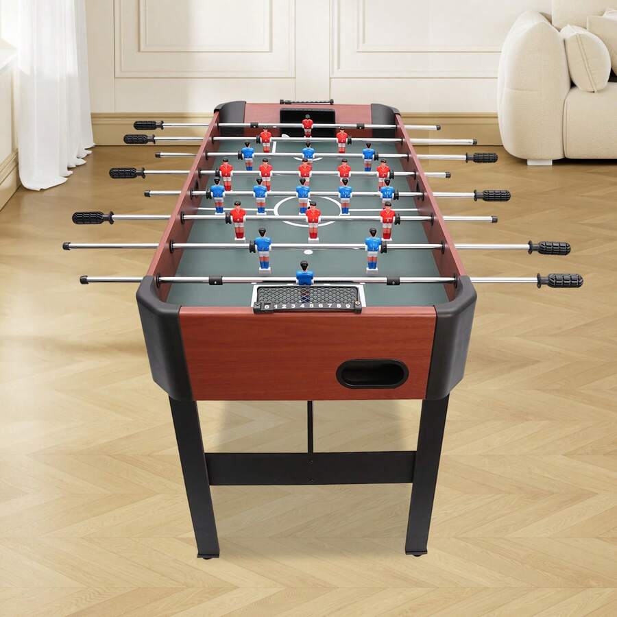 Foosball Table - Reddish Brown - View 1