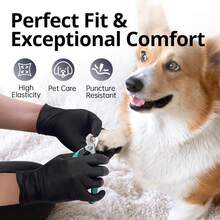 100 Stücke schwarze Einweg-Nitrilhandschuhe - Strapazierfähiges PVC-Material, nicht wasserdicht, geeignet für Haushaltsreinigung, Tätowieren, Maniküre und Friseur. Reinigungshandschuhe, Einweghandschuhe, Nitrilhandschuhe, Arbeitshandschuhe, beschichtete Arbeitshandschuhe, Einweghandschuhe, Küchenhandschuhe, Schutzhandschuhe, Reinigungshandschuhe, Einweghandschuhe (ohne Verpackungskarton) - Schwarz - Übersicht 4