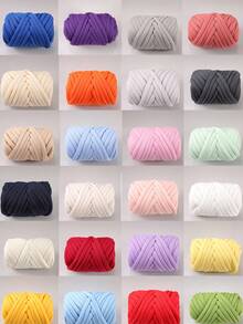 1 قطعة خيط سميك وخشن فائق السمك، كبير 500 جرام ± 10 جرام، بعرض حوالي 2 سم، ناعم ومريح، مثالي للحياكة اليدوية والغزل والإبداعات DIY. خيط سميك جديد للتجارة عبر الحدود مصنع بطانية مصنوعة يدويًا، مناسب للكروشيه والحياكة للحقائب والوسائد والدمى - وردي - مشاهدة 6