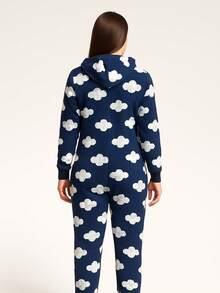 Women Rompers - Navy Blue - View 2