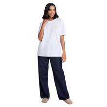 Animal Womens/Ladies Leena Text Boxy T-Shirt (White) - 100% Mixed - (MW3914) - White - View 4