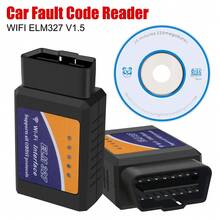 1 Pieza Escáner Wifi Elm327 V1.5 Obd2 Lector De Códigos De Falla Del Automóvil Adaptador Obdii Herramienta De Diagnóstico Automático Para Ios Y Android