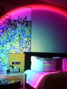 1pc Usb Power Led Sunset Projection Light,Sunset Atmosphere Lamp, Led Night Light Projector For Photography/Selfie Party Decor,Home Decor,Living Room Decor, Bedroom Decor,Camping Decor,Wedding Decor, Gifts For Women,Girls,Friends,Family,Room Wall Decor Sunset Light