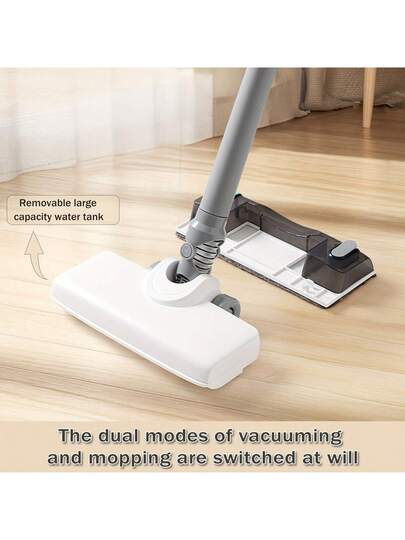 In Cordless Stofzuiger Mopping Combo Speed Adjustment, Lightweight Easy To Deep Cleaning Includes Attachments Fine Dust, Cat Litter, More USB Rechargeable, Wit Gray, Cleaner, Versatile Tool, Moderne Home Appliance, Durable Construction, Slimme Cleaners, Sleek Highquality Build, rs view 7