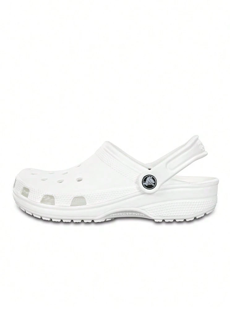 Crocs Dép thể thao nữ Clog cổ điển thoáng khí thoải mái nhẹ thân thiện với da dễ vệ sinh đi biển hồ bơi mặc hàng ngày màu trắng 10001-100 - Trắng - Xem 1