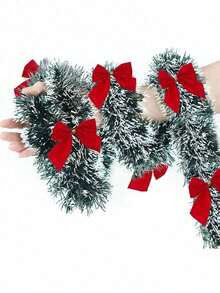 1 pieza Decoración de árbol de Navidad de 78 pulgadas, decoración de guirnalda y accesorios para fiestas, guirnalda de árbol de Navidad, diseño de escena, plantas artificiales, decoraciones para fiestas y días festivos, decoración navideña, decoraciones de Año Nuevo