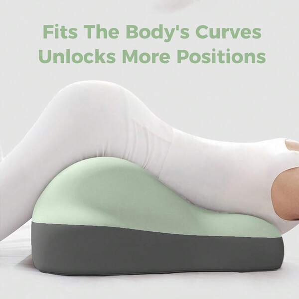 Discreet Wedge Pillow For Couples - Memory Foam Seat Cushion, Couples Butt Cushion For Pregnant Women For Sitting And Lying