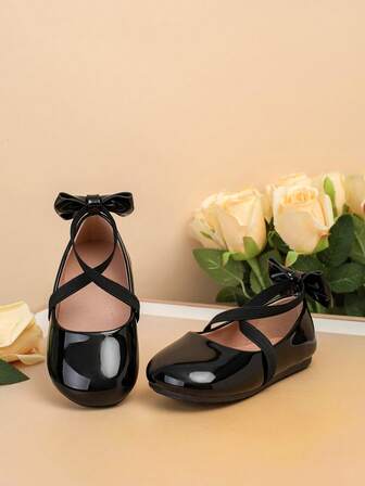 1 Pair Fashionable Flat Shoes For Infants, New Style Children Flat Shoes, Girls Flats