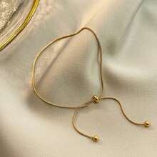 1pc Fashionable Adjustable Stainless Steel Anklet, Simple & Versatile Ankle Jewelry For Women - Nhiều màu - Xem 4