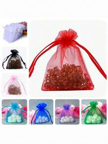 26/13/1 pièce Sacs cadeaux en organza, sacs cadeaux de mariage, taille 7*9cm, fournitures d'emballage cadeaux pour les fêtes, événements et fêtes, maison et vie, fournitures de fête de mariage, pochettes cadeaux de centre de table, sacs d'emballage de cuisson, sacs d'emballage de cadeaux de bijoux, sacs à mailles cadeaux d'événement et de fête, convient pour divers festivals, célébrations, fêtes en plein air, toutes les saisons, sacs anti-insectes à mailles pour fruits, rentrée scolaire, Saint-Valentin