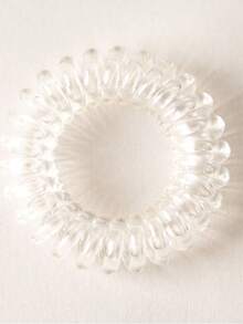 20 件女士高弹力螺旋发圈，不起皱不凹陷，不伤发，采用柔韧耐用的塑料制成，非常适合日常使用，马尾辫夹，发圈，发胶，发圈，发绳，弹力发圈，美容 - 彩色 - 查看 9