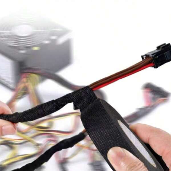1/3/5Pcs Wire Harness Tape, Car Velvet Tape, Floral, Velvet Harness Tape, Household Wiring Harness, Computer Wiring Harness