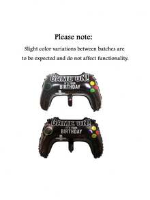 23-teiliges blaues & goldenes Ballon-Set für Gamer-Geburtstag - 32 Zoll blaue Nummer-Luftballons 0-9, Spielkontroller Folien-Luftballons, metallisch goldene lange Luftballons, 5 Zoll goldene Stern-Luftballons, 10 Zoll dunkel- und hellblaue Latex-Luftballons - perfekt für Gaming-Party Dekoration, Videospiel-Themen Geburtstag Dekor, Arcade-inspirierter Hintergrund, Geschwindigkeit & Action Party-Stil