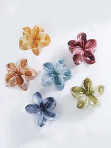 1 قطعة/6 قطع مشبك شعر بتصميم زهرة الأقحوان متعدد الألوان، مشبك شعر للنساء - مناسب لمختلف المواسم والمناسبات والأعياد والمهرجانات، مشابك شعر أنيقة، إكسسوارات شعر للشتاء، أزياء مشبك شعر