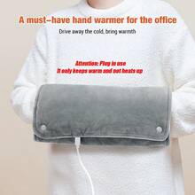 Almohadilla de calefacción alimentada por USB, adecuada para manos, pies y cintura, calentador portátil, calentador eléctrico con interfaz USB, calentador de manos eléctrico de grafeno, chal calentador de manos USB para uso en invierno en la oficina y el hogar, adecuado para el hogar, la oficina y el automóvil, regalo perfecto - Multicolor - Ver 9