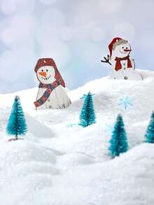 1pc- Christmas Decorative Artificial Snow Powder,Christmas Fake Snow,Christmas Fake Snow Decoration,Artificial Flake Fake Snow Powder Filler For Crafts Glitter Fake Snow Village Artificial Powder Decoration Artificial Plastic Powder Christmas Tree Decorations Village Winter Displays Supplies