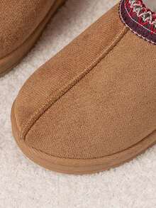 1 Pair Kids Winter New Soft Bottom Fashion Versatile Non-Slip Boots For Little Girls, Warm Slip-On Boots - Brown - View 6