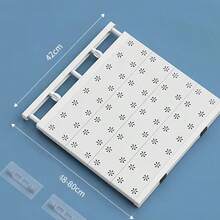 Estantería de almacenamiento ajustable - Armario retráctil sin taladro para cocina, baño | Juego de estantería de expansión ahorradora de espacio, adecuada para la mayoría de las autocaravanas, hecha de materiales duraderos, sin electricidad