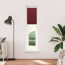 Tenda plissettata rosso bordeaux larghezza 40x200 cm - Rosso - Visualizzare 2