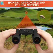 30x60 Travel Binoculars For Bird Watching – Small Binoculars For Adults With 126M/1000M Wide Field Of View, 7.2° Angle & Storage Bag – Designed For Hiking, Birdwatching, And Outdoor Adventures - Default - View 6