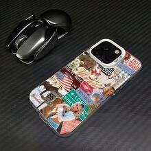 Singer S-Sabrina C-Carpenter Phone Case Is Compatible With For Iphone 16, 15, 14, 13, 12, 11 Pro Max, X, XR, XS Max, 8, 7 Plus, Featuring A Shockproof Matte Back Cover. - Mixed Color 1 - 查看 2