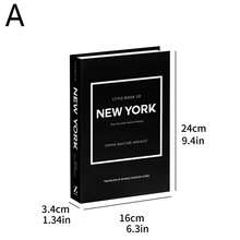 1/3 Peças Decoração de Livro Falso Dobrável Moderno, Livros Artificiais de Estilo Nórdico para Sala de Estar, Casa, Decoração de Loja, Adereços de Fotografia