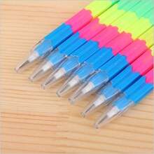 Creative Rainbow Multifunctional Bullet Building Block Pen Pencil Changeable Deformation 8 Sections Color Prize - Multicolor - View 4