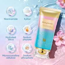 BodyAccel Niacinamide Whitening Toothpaste, Niacinamide Intensive Whitening Toothpaste With Natural Gentle Care Deep Stain Removal Clean Peach Flavor, Improves Gum Health, Fresh Breath (1)