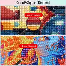 5D Diamond Painting Mosaic, Woman And Unicorn, Round/Square Diamond, Large Size Diamond Craft Art, Suitable For DIY Or Home Decor, Family Gift - Multicolor - View 6