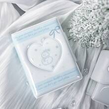 1 pieza Álbum de tarjetas con diseño de muñeco de nieve con corazón original, Álbum de fotos instantáneas de 3 pulgadas, Álbum de almacenamiento de tarjetas mini grueso, Mercancía K-Pop, Colección imprescindible