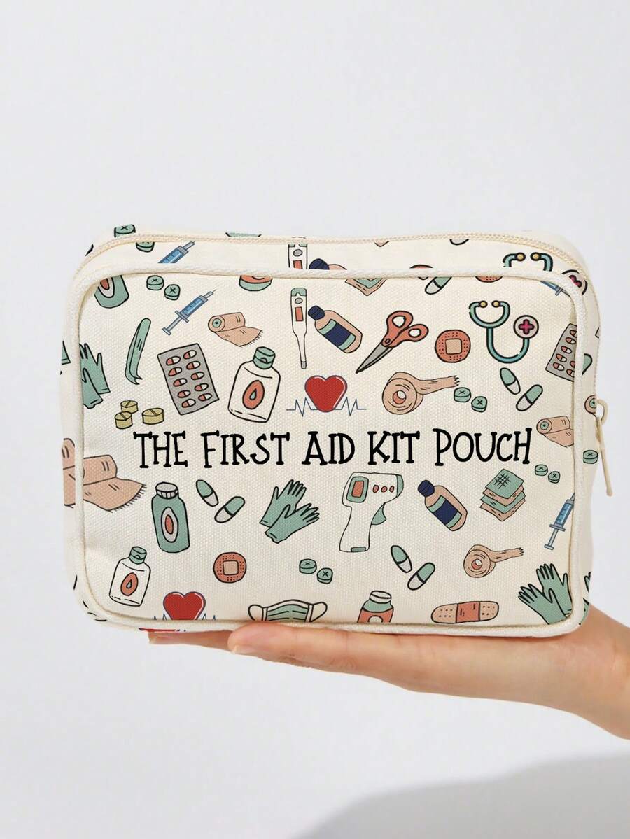 新款 Ouchie Pouch 收納袋 - 醫療袋、盥洗包、旅行必備,多彩設計適用於、化妝品和旅行用品,個人護理收納袋,便攜式醫療收納袋,可存放和醫療用品 - 彩色 - 查看 1