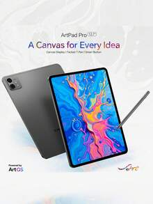 Teclast ArtPad Pro Tablet 12.7-Inch Max Display Pad, G99 Octa-Core CPU, 20GB RAM(8+12 Extension) 256GB ROM, Android15 Smooth Multi-App, 2176*1600 Resolution, LTE Support Dual SIM, 10000mAh Battery Type-C Charging 13MP Camera, With Keyboard &Wireless Mouse Accessories Bundle - Grey - View 2