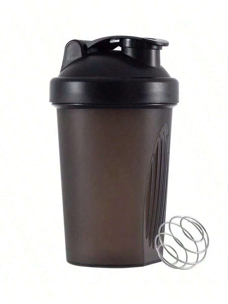 1pc,Portable Protein Shaker, Black And White Color Shaker, Non-Slip Design, Classic Ring Top And Equipped With A Stainless Steel Stirring Ball, Suitable Outdoor Hiking Travel, Fitness Hydration Cup Sports Bottle, Bottle Outdoor - Nhiều màu - Xem 1