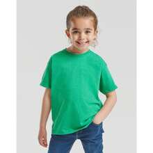 Fruit of the Loom Childrens/Kids Valueweight Plain TShirt (White) - 白色 - 查看 1