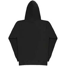 Ladies Full Zip Plain Hooded Sweatshirt (Black) - Coffee Brown - View 2