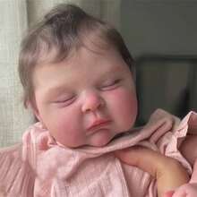 BNNPUU Reborn Doll Girl 19 Inch 48 Cm Soft Cotton Body Lifelike Doll Reborn Babies Looks Like A Real Baby - Multicolor - View 8