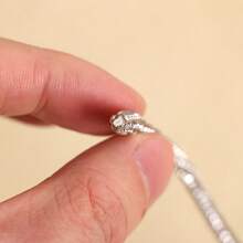 2 Yards Real Drill Rope Glitter 4mm Crystal Pipeline Trim Rhinestone Rope For DIY Jewelry Bracelet Necklace Making Shoelace Bag Strap Material Decoration -Beading Cords & Threads